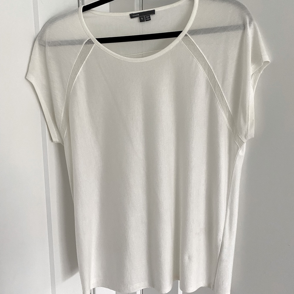 Vince sheer shirt
